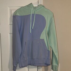Nike Men's Two-Tone Hoodie - Mint Green and light Blue